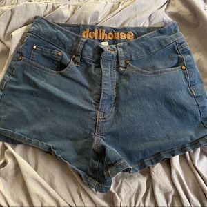 Dollhouse high waisted shorts